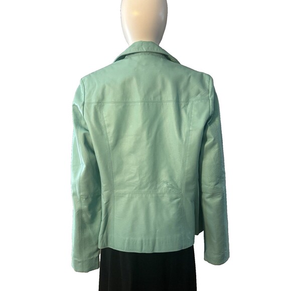 Wilson Leather Maxima Blazer Jacket Blue Motorcycle Biker Moto Racer Career SZ L - Picture 7 of 13